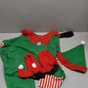 IWALUE Kids Boys Christmas Elf Costume Pants Set Santa's Helper Xmas Outfit with Hat Ears Belt Socks Shoes (9-10 Years, Green)