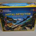 National Geographic Starter Metal Detector Kit for Kids - Kids Metal Detector with 7.4" Waterproof Coil & Trowel, Lightweight Gold Detector, Beach Detecting, Gift for Boys & Girls