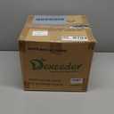 Dexceder 11x10 Self Watering Planter Indoor Outdoor, Inner Mat Design, Thickened Table Flower Plant Pot with Water Level Indicator (Ivory White Rattan)