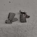 BADALU 175 Degree Kitchen Cabinet Hinges (1 Pair, 2 PCS) Concealed Hydraulic Adjustable Mounting, Soft Closing Nickel-Plated Steel Buffer Dampers for Frameless Cabinet Doors(Detachable Full Overlay)