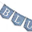 Blue Jean Baby Shower Banner - Blue Jean Gender Reveal Party,Western Baby Boy Shower Banner,Jeans Themed Banner Decoration