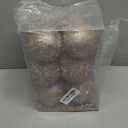 12 Pcs 3.15 Inch Christmas Ball Ornaments Glitter Sequin Ball Large Christmas Tree Decorations Xmas Hanging Balls for Home New Year Holiday Indoor Outdoor Party Decor (Champagne, 3.15 Inch)