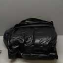 King Koil Luxury Air Mattress Queen with Built in Pump, Integrated Premium Pillow Inflatable Airbed for Guests, Camping & Home (Black)