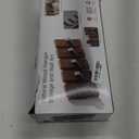 Wooden Coat Hooks Wall Mounted, Coat Rack Hanger Wall Mount with 4 Hooks, Heavy Duty Coat Hooks for Hanging Coats/Keys/Hats/Robe&Towels/Plants/Bags, Home Decor Gift, Walnut