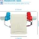 Whirlpool W11210459 Washer Water Inlet ValveReplacement for W10701459 W10838319 W10869799 PS11757114 W11038711 W11210459VP, White