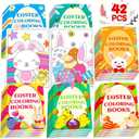 42 Pack Easter Coloring Books for Kids 4-8, Easter Basket Stuffers Bulk Gifts Mini Coloring Books Party Favors for Boys Girls School Classroom Goodie Bags Stuffer Activity Supplies