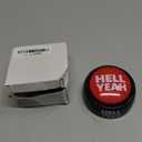 Talkie Toys Products Hell Yeah Button - 8 Funny Hell Yeah Sayings - Hilarious Talking Toy for Games, Trivia, Stress Relief, Office Humor and More
