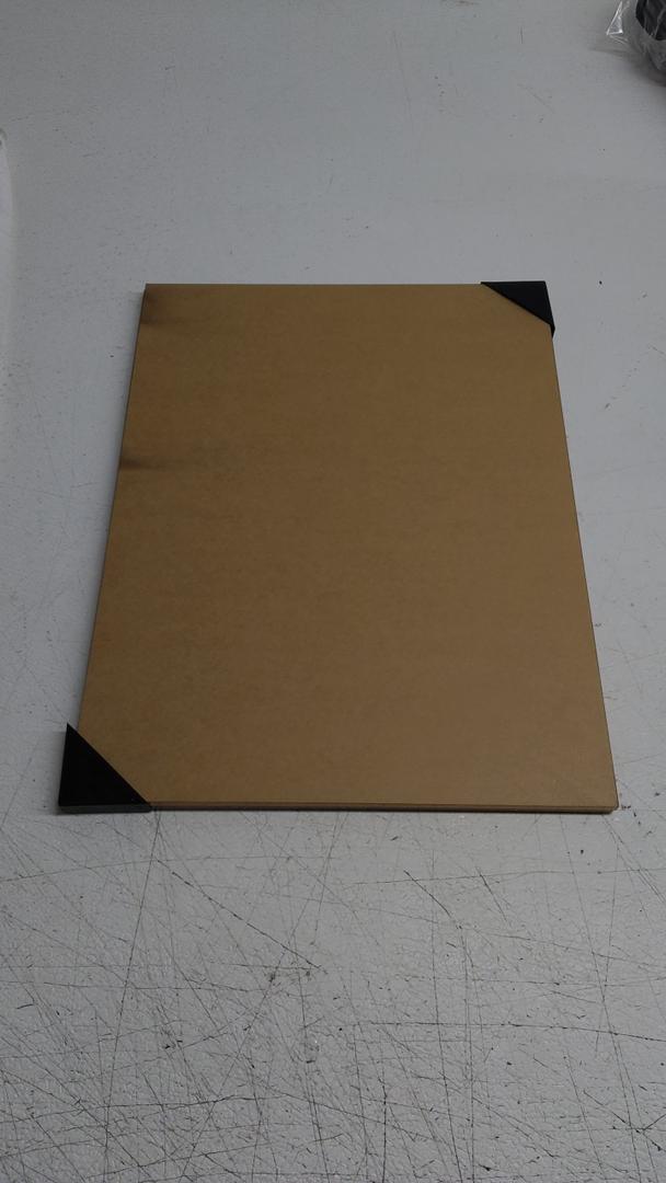 2 MDF Boards 12x16 