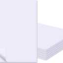 zmybcpack 6 Pack Blank White Memo Pads 8.5X11 Inch Unlined Note Pad Scratch Pads for Office, School, and Home Use (Each Pad 50 Sheets)