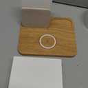 Alarm Clock Charging Station for Bedrooms, 7 in 1 Wireless Charging Station, Magnetic Charger with Night Light Bedside Clock for iPhone 17 16 15 14 13 12 Pro Max, Apple Watch, AirPods (Wood)