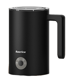 Milk Frother Electric, 4-in-1 Milk Frother and Steamer for Latte, Cappuccino, Hot & Cold Milk Froth Maker, Automatic Milk Steamer and Frother, Quiet One-Touch Operation, Easy to Clean