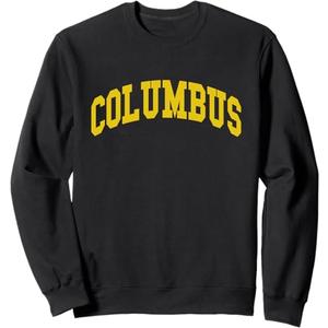 Columbus Sweatshirt Black Unisex Large