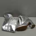 DREAM PAIRS Women's Gogo Boots Square Toe Side Zipper Chunky Heel Knee High Boots For Women ,7