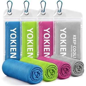 Cooling Towels for Neck and Face - Neck Coolers for Hot Weather -Cooling Neck Wraps Sweat Towel Rags for Extreme Heat (40"x12"), 8 Packs Yoga, Golf, Gym, Camping, Workout & More Activities set of 2