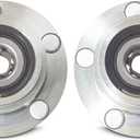 4 to 5 Lug Wheel Bearing Conversion Hub Front Pair For 89-94 S13 Nissan 240SX