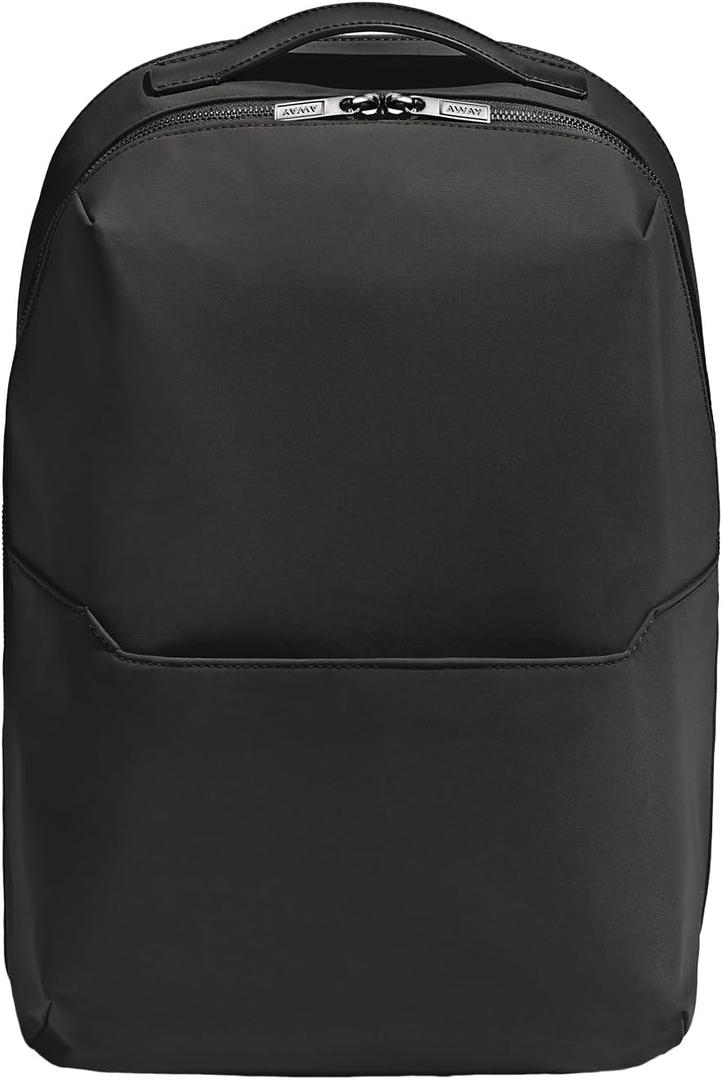 Away Everywhere Zip Backpack, Travel Backpack with Laptop Sleeve, Lightweight & Durable, Travel Essentials, Jet Black, 16” 