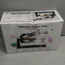 Chefman Rotating Belgian Waffle Maker, 180 Flip Iron w/ Non-Stick Plates, Adjustable Timer, Locking Lid, & Drip Plate, Space Saving Storage, Mess-Free Breakfast, Stainless Steel/Black