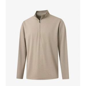 M MAELREG Quarter Zip Pullover Men Mock Neck Long Sleeve Performance Golf Athletic Pullover Half Zip Mens Sweatshirt XXL Beige M MAELREG Quarter Zip Pullover Men Mock Neck Long Sleeve Performance Golf Athletic Pullover Half Zip Mens Sweatshirt XXL Beige