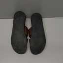 Summer Men Sandals for Leather, Comfortable Flats with Memory Foam Insole, Rubber Outsole Non-Slip Casual Fashion Slides (10, Coffee)