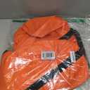 Extra Large Storage Duffle Bag with Zippers and Handles, Big Foldable Duffle Bag for Travel (Orange)