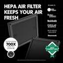 PuroAir Air Purifier 100i Smart HEPA Air Purifiers for Home Pets - Portable Small Air Purifier Filters up to 550 Ft of Pollutants, Smoke, Pollen, Dust - Room Air Purifiers for Bedroom, Baby, Office