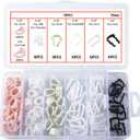 70PCS Car Fuel Line Clips,7 Size Nylon Fuel Line Repair Kit Replacement 3/8" & 5/16" Fuel Line Clamp, Durable Fuel Hose Retainer Clips Compatible with Ford GM Chrysler