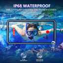Temdan Designed for Samsung Galaxy S25 Ultra Case Waterproof, Built-in Lens & Screen Protector Military Grade Shockproof Dropproof IP68 Underwater Full Body Phone Case for Galaxy S25 Ultra 6.9"-Black