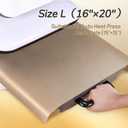 TransOurDream 4 Pack PTFE Teflon Sheets Size L16 x 20" for Auto Heat Press Heat Transfer Paper and Sublimation Paper Reusable Heat Resistant Non stick