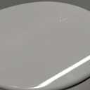 LUXE TS1008E Elongated Comfort Fit Toilet Seat with Slow Close, Quick Release Hinges, and Non-Slip Bumpers (White)