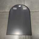 ANDY STAR Arched Mirror, Black Bathroom Mirror in Stainless Steel Metal Frame, Arch Top Rounded Corner 1 Inch Deep Set Design Wall Mount Hangs Vertical