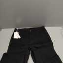 roswear Women's Trendy Stretchy Flare Jeans Mid Rise Bootcut Curvy Denim Pants (Large, Black)