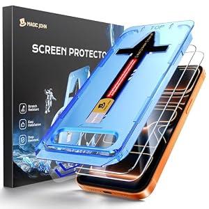 MAGIC JOHN for iPhone 17 Pro Max Screen Protector Tempered Glass 6.9 inch