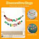 Very Hungry Caterpillar Banner Back to School Decorations Fiesta Birthday Party Decorations Wall Decor for Family Kindergarten Classroom