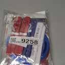 26Pcs Patriotic Decorations 4th of July Decorations LOVE USA Banner Red White Blue Paper Fans Star Streamer Pom Poms Hanging Swirls for Veterans Labor Presidents Flag Memorial Day