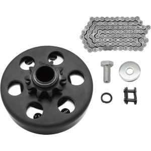 Go Kart Clutch 3/4" Bore 10 Tooth with #40/41/420 Chain, Centrifugal Clutch for Predator 212, MiniBike, Go Kart, Lawnmower and Honda GC GX 2-6.5HP Engine and Small Engines performance Parts.