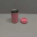 YINBAOGE Insulated Travel Coffee Mug, Spill & Leak Proof, Portable To Go Camping Stainless Steel Coffee Tumbler, Reusable Thermal Coffee Cup with Lid for Hot & Cold Drinks (2nd-Pink, 17 OZ)