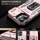 Goodon for iPhone 17 Case with Sliding Camera Cover