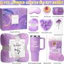 Birthday Gifts for Women Self Care Gifts Get Well Soon Gifts, Valentines Day Spa Gift Baskets w/Flannel Blanket 40 OZ Tumbler Care Package for Mom Girlfriend Wife Sister Best Friend Her Daughter