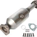 Direct Fit Catalytic Converter with Gaskets Compatible with Honda Accord 2003-2007 2.4L l4 Cat Converter Stainless Steel Replace 16299 18160RAAA11, 18160RADL11(EPA Compliant) 
