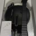 JJDWIN Wireless Guitar Hero Controller for PS4/PS3/PC, Rock Band & Clone Hero Games with RGB Light, Fortnite Festival with Strap & Wireless Dongle,Black