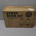 Epoxy Resin - Ultra-Gloss 1 Gallon Kit, Crystal Clear, Self-Leveling, UV & Impact Resistant Resin Kit for Art, Jewelry, Tables & Countertops, Easy 1:1 Mix, DIY Crafts