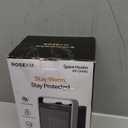 Space Heaters for Indoor Use, 1500W Portable Electric Heater with Thermostat, Ceramic Heater for Room Bedroom Office Under Desk with 3 Heating Levels, Safe Tip-Over Protection