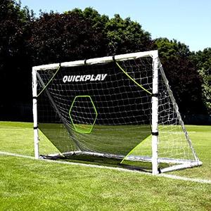 QUICKPLAY Target Net Lite with 5 Target Zones | Practice Shooting and Passing Accuracy | Soccer Goal Frame not Included, Size 8,5