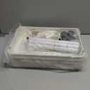 Baby Diaper Caddy, Plastic Movable Cart for Newborn Nursery Essentials Diaper Storage Caddy Organizer for Changing Table & Crib, Easy to Assemble, Beige