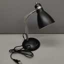 LEPOWER Metal Desk Lamp, Adjustable Goose Neck Table Lamp, Eye-Caring Study Desk Lamps for Bedroom, Study Room and Office (Black)