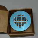 Shower Drain Replacement Kit for Fiberglass & Plastic Shower Pans, Installs from Top Only, Fit for 4"- 4 1/2" Drain Flange & 2" ABS, PVC, Galvanized Steel & Cast Iron Drain Pipes (Brushed Nickel)