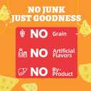 Wellix 7.41oz Freeze Dried Cheese Dog Treats - High-Protein,Grain-Free Crunchy Training Treats for Dogs & Cats - Digestive Health Food Toopers for Puppy Snacks (EXP 12/08/25)