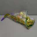 Lewtemi Set of 3 Saxophone for Kids Musical Instruments Toy Saxophone Toy Trumpet and Clarinet with 8 Colored Coded Keys Teaching Songs Gifts for Toddlers Children(Gold)