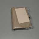 Vlando Travel Jewelry Organizer Case, Jewelry Storage Book Ring Binder with Clear Zipper Velvet Pouch Bag for Traveling, Rings, Necklace, Earrings, Bracelets, Brooches-Toffee