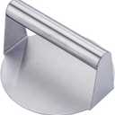 Stainless Steel Burger Press, Hamburger Smasher Tool for Griddle, Professional Griddle Accessories Kit, 5.5 Inch Round Smasher, Non Stick Grill Press for Smash Burger, Bacon, Ground Beef